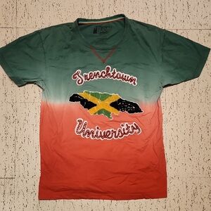 Bob Marley Rasta Jamacain Flag T Shirt